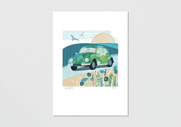 VW Beetle Giclée Print